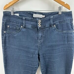 Torrid Jegging Jeans Womens 16S Blue Denim Button Fly 5-Pockets Stretch Comfort